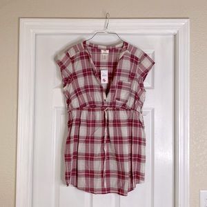 Brand new Large maternity blouse with chest buttons. By Two Hearts Maternity.